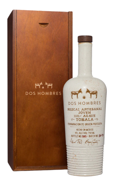 DOS HOMBRES MEZCAL JOVEN ARTESANAL TOBALA JOVEN 750ML