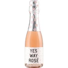 YES WAY SPARKLING WINE BRUT ROSE FRANCE 187ML