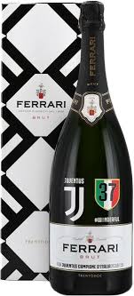 FERRARI SPARKLING BRUT JUVENTUS BOTTLE ITALY 1.5LI