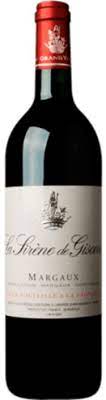 LA SIRENE DE GISCOURS RED WINE MARGAUX 2016