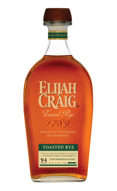 ELIJAH CRAIG WHISKEY TOASTED RYE NEW OAK BARRELS KENTUCKY 94PF 750ML