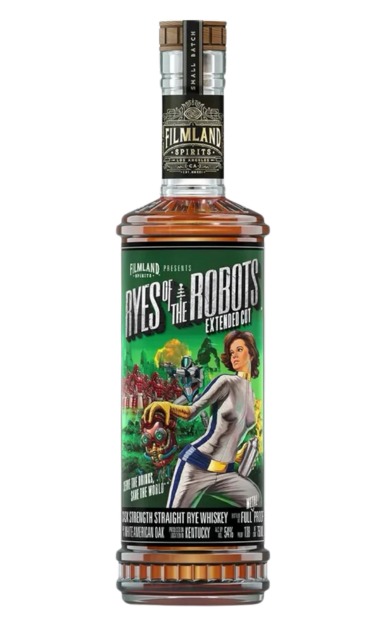 FILMLAND WHISKEY RYE RYES OF THE ROBOTS UNCUT  CASK STRENGTH KENTUCKY 750ML