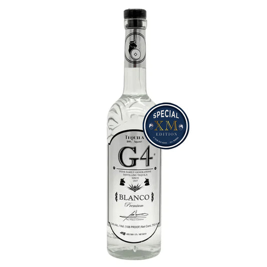 G4 TEQUILA BLANCO PREMIUM SPECIAL XM EDITION 108PF 750ML