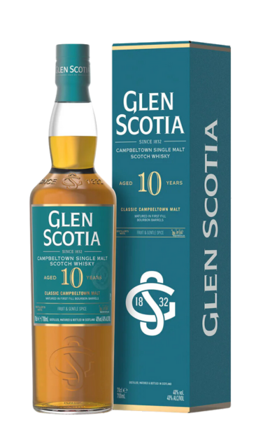 GLEN SCOTIA SCOTCH SINGLE MALT UNPEATED CAMPBELTOWN 10YR 750ML