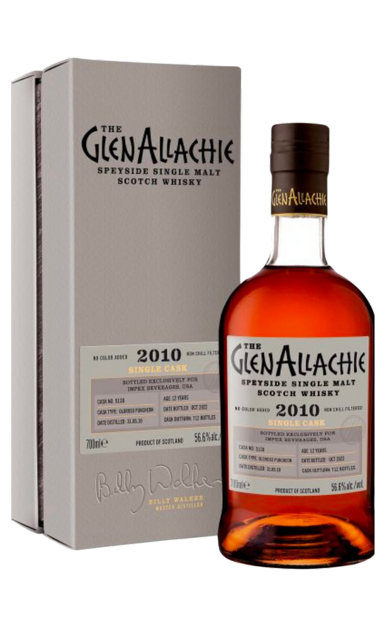 GLENALLACHIE SCOTCH SINGLE MALT SINGLE CASK 2010 12YR 700ML