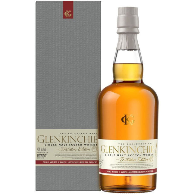 GLENKINCHIE SCOTCH SINGLE MALT 2023 DISTILLERS EDITION DOUBLE MATURED IN AMONTILLADO SEASONED AMERICAN OAK CASKS 750ML