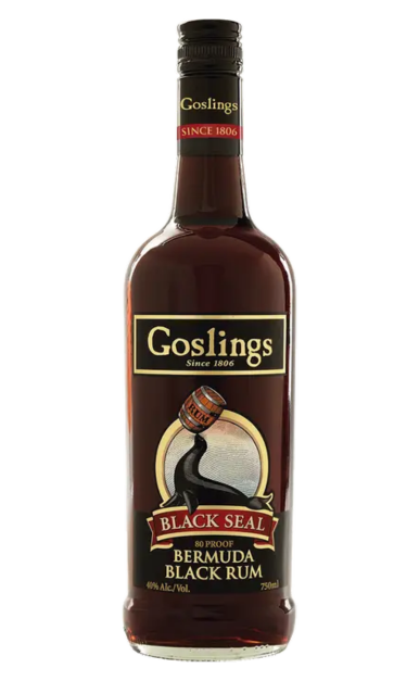 GOSLINGS BLACK SEAL RUM BERMUDA CARIBBEAN 750ML