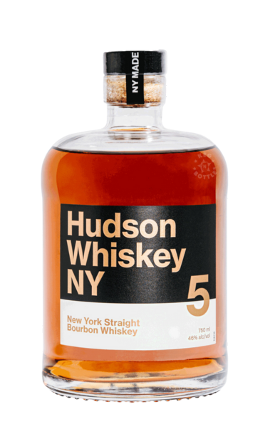 HUDSON WHISKEY BOURBON CASK STRENGTH PLATINUM BARRELS SELECT NEW YORK 5YR 750ML