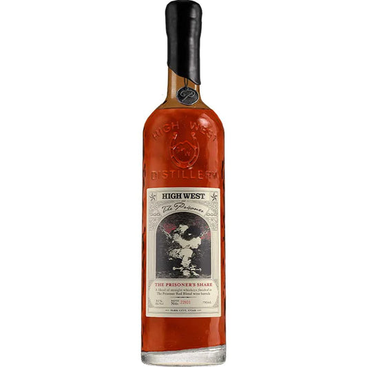 HIGH WEST WHISKEY THE PRISONERS SHARE UTAH 750ML