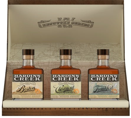 HARDINS CREEK BOURBON KENTUCKY SERIES ( BOSTON, CLERMONT, FRANFORT) 3X200ML