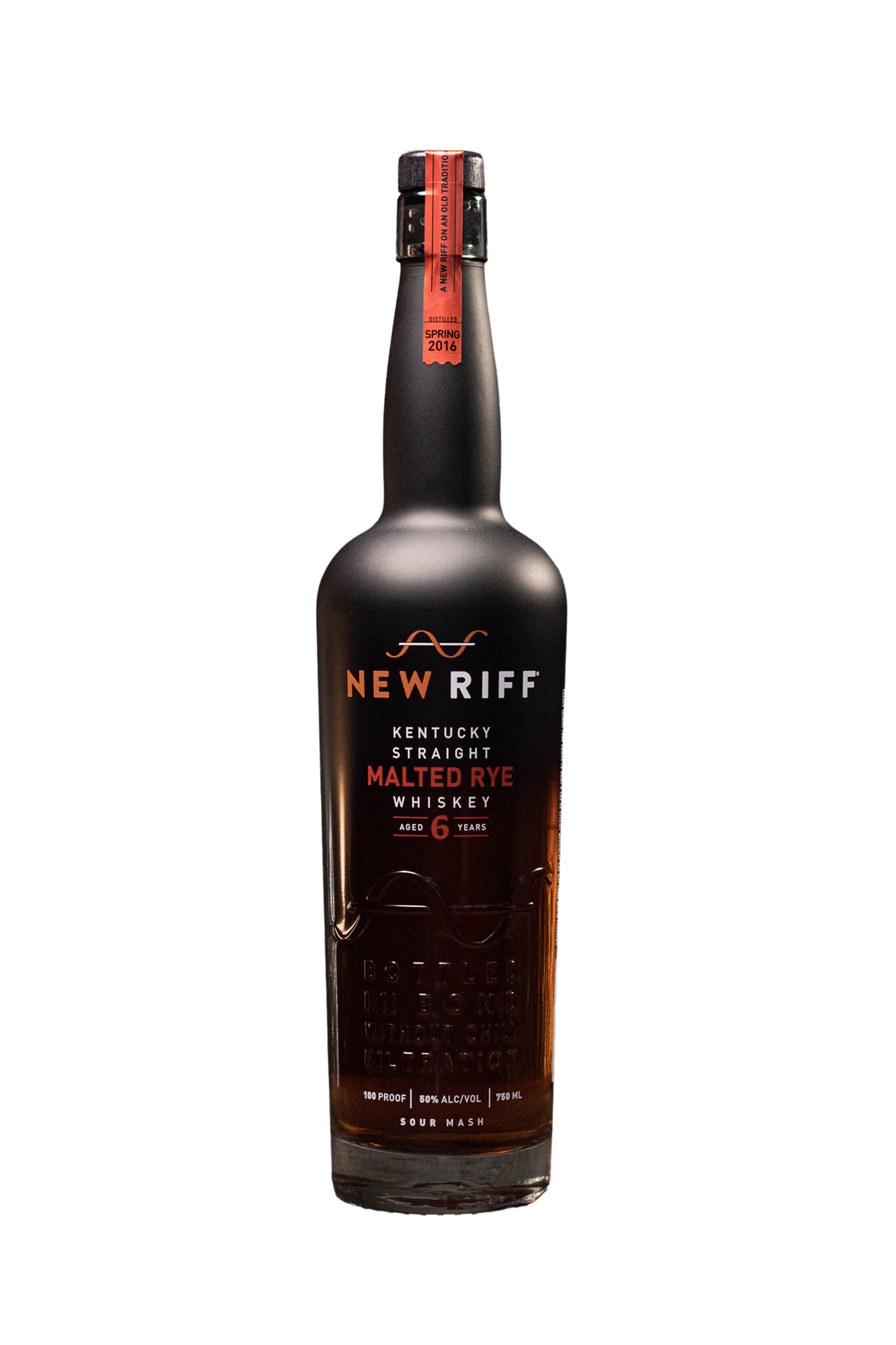 NEW RIFF WHISKEY STRAIGHT MALTED RYE BOTTLED IN BOND KENTUCKY 6YR 750ML