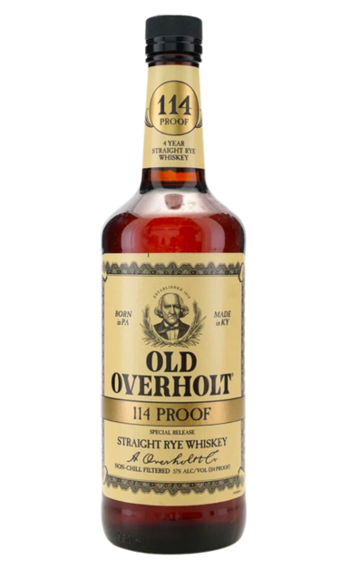 OLD OVERHOLT WHISKEY RYE 114PF 4YR KENTUCKY 750ML