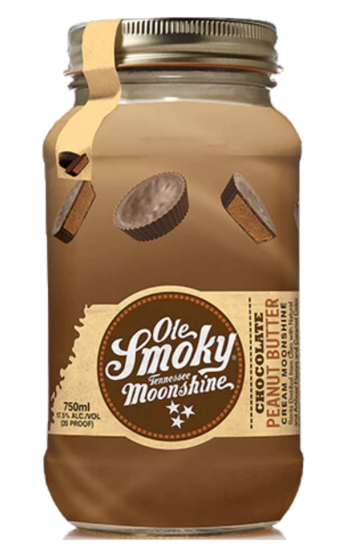 OLE SMOKY MOONSHINE CHOCOLATE PEANUT BUTTER CREAM 750ML