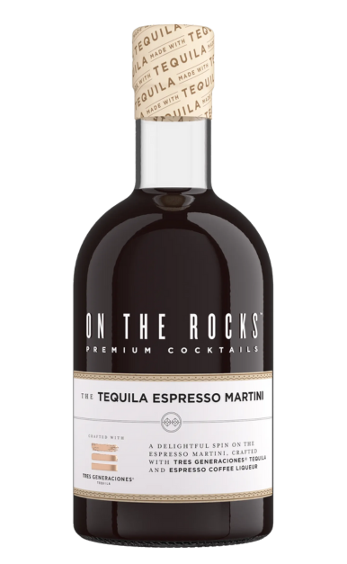 OTR ON THE ROCKS COCKTAIL ESPRESSO MARTINI WITH TRES GENERACIONES TEQUILA 375ML