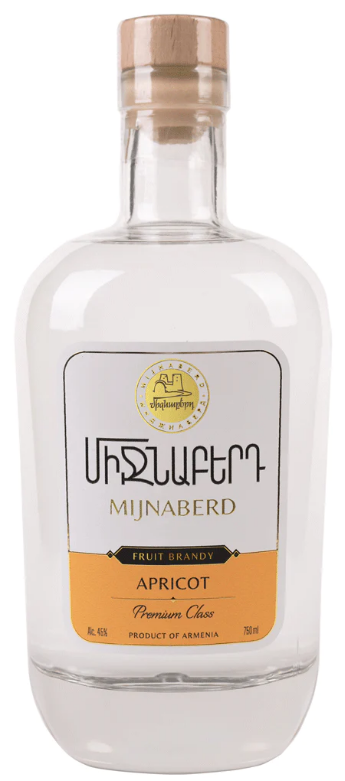 MIJNABERD BRANDY APRICOT ARMENIA 750ML