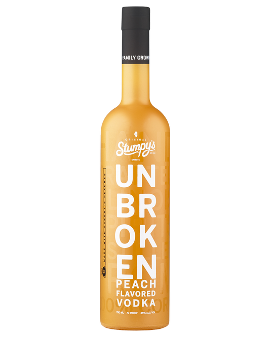 STUMPYS UNBROKEN VODKA PEACH FLAVORED DISTILLED FROM CORN ILLINOIS 750ML - Remedy Liquor