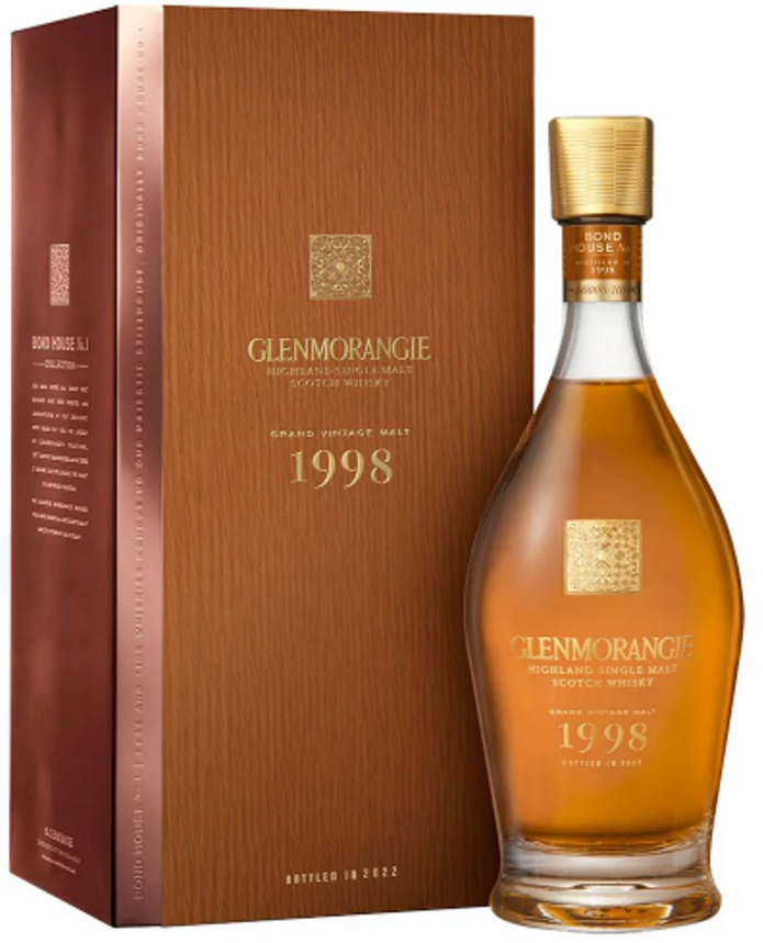 GLENMORANGIE SCOTCH SCOTCH SINGLE MALT 1998 VTG 750ML