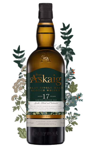 PORT ASKAIG SCOTCH SINGLE MALT ISLAY LIMITED 2023 EDITION 17YR 750ML