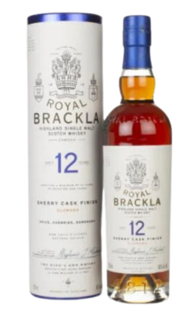 ROYAL BRACKLA SINGLE MALT WHISKY SHERRY CASK FINISH 92PF 750ML