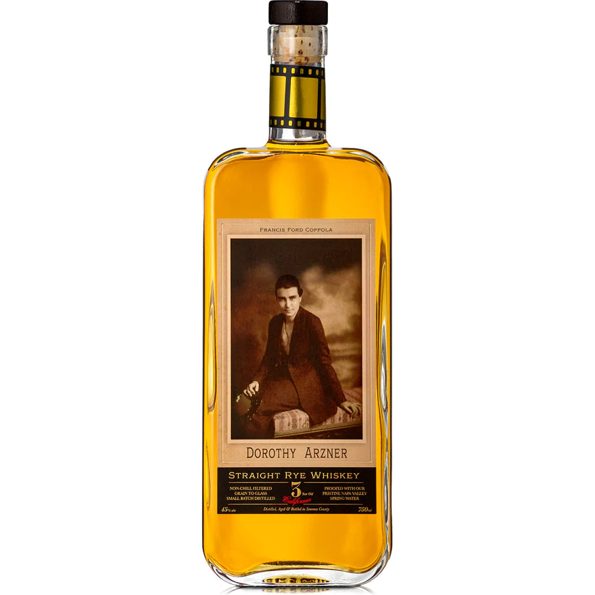 DOROTHY ARZNER WHISKEY RYE STRAIGHT CALIFORNIA 3YR 750ML