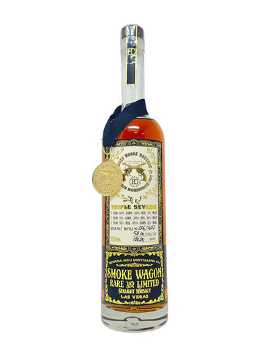 SMOKE WAGON WHISKEY STRAIGHT RARE AND LIMITED TRIPLE SEVENS NEVADA 750ML