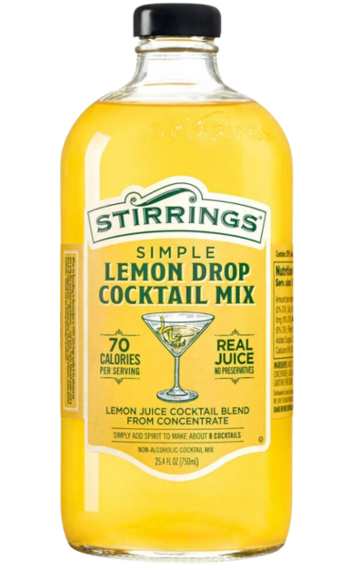 STIRRINGS SIMPLE LEMON DROP MARTINI MIX 750ML