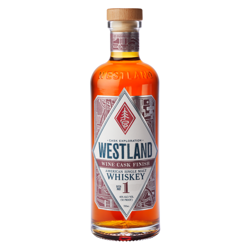 WESTLAND WHISKEY SINGLE MALT WINE CASK FINISH WASHINGTON 92PF 750ML