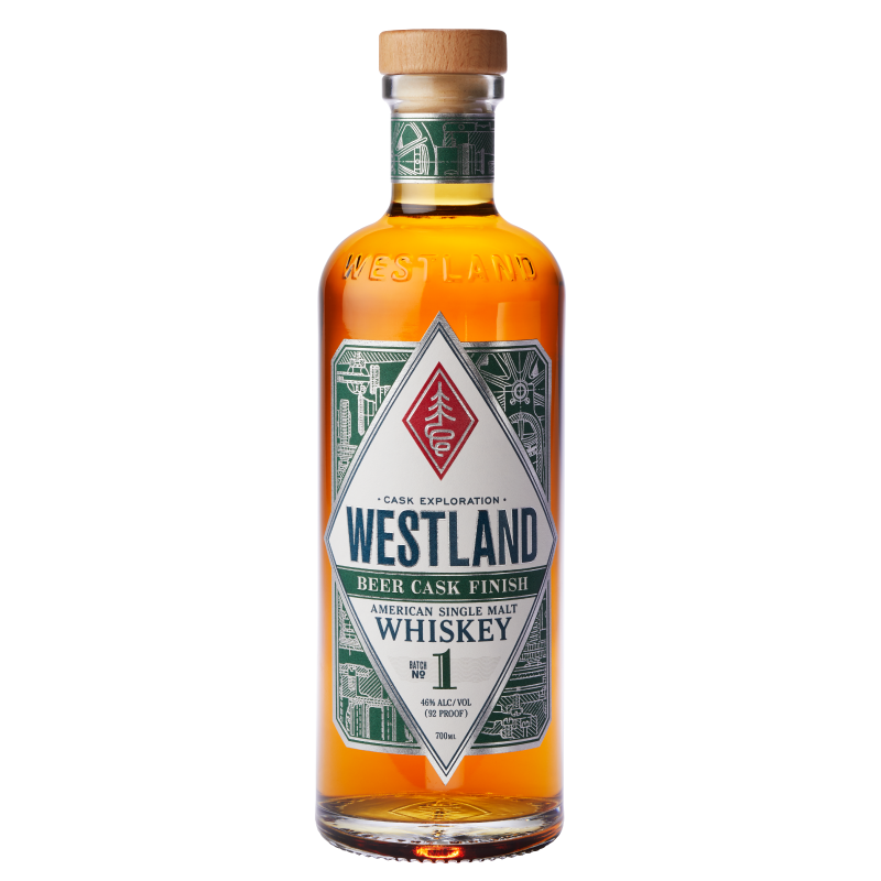 WESTLAND WHISKEY SINGLE MALT BEER CASK FINISH WASHINGTON 92PF 750ML