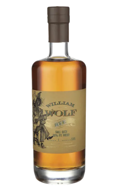 WILLIAM WOLF WHISKEY STRAIGHT RYE NETHERLANDS 750ML