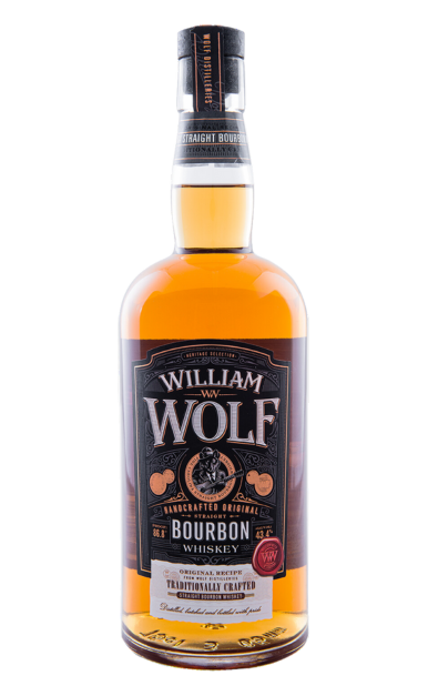 WILLIAM WOLF BOURBON STRAIGHT NETHERLANDS 750ML