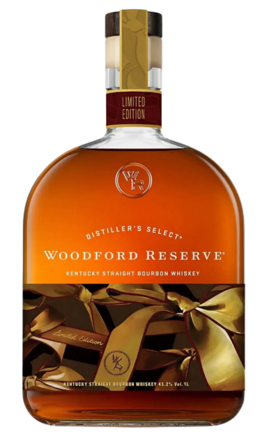 WOODFORD RESERVE BOURBON DISTILLERS SELECT HOLIDAY ARTIST BOTTLE KENTUCKY 90.4PF 1LI