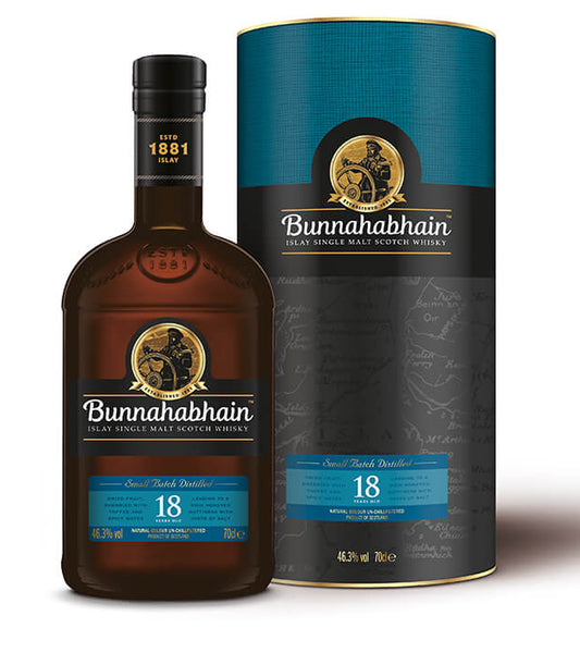 BUNNAHABHAIN SCOTCH SINGLE MALT ISLAY 18YR 750ML