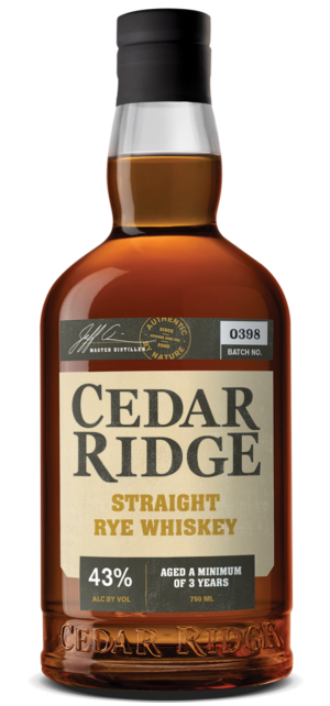 CEDAR RIDGE WHISKEY RYE SMALL BATCH IOWA 750ML