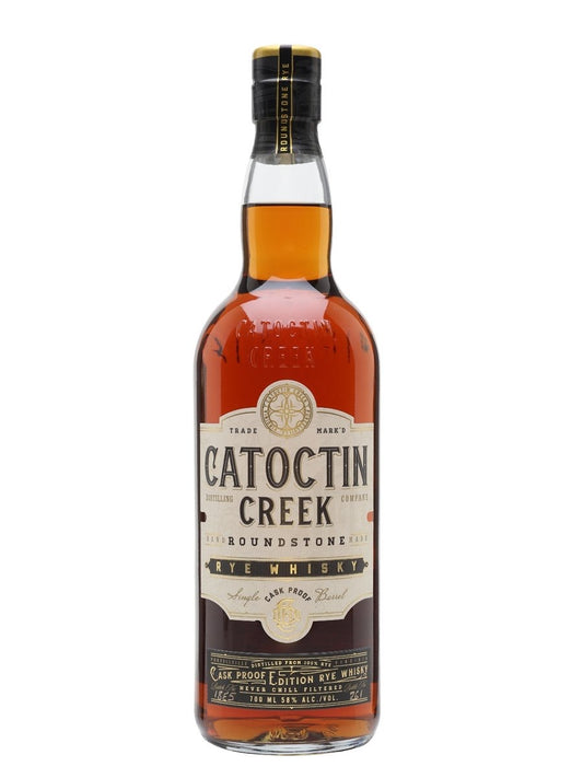 CATOCTIN CREEK ROUNDSTONE WHISKEY RYE CASK PROOF VIRGINIA 750ML