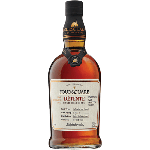 FOURSQUARE DETENTE RUM SINGLE BLEND EXCEPTIONAL CASK SELECTION BARBADOS 750ML