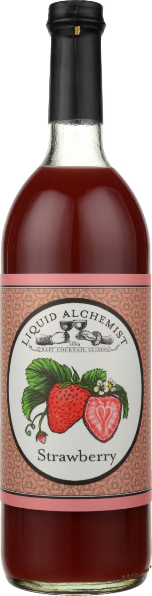 LIQUID ALCHEMIST COCKTAIL ELIXIR STRAWBERRY NON ALCOHOLIC 750ML - Remedy Liquor