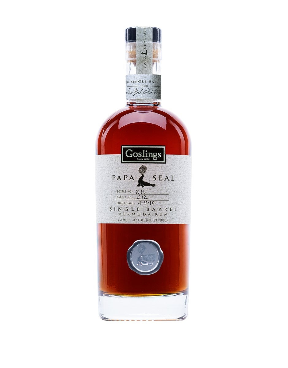 GOSLINGS RUM PAPA SEAL SINGLE BARREL BERMUDA 750ML - Remedy Liquor