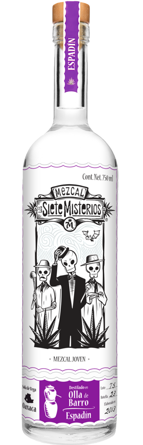 SIETE MISTERIOS MEZCAL ESPADIN 750ML