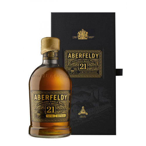 ABERFELDY SCOTCH SINGLE MALT FINISHED IN FRENCH WINE CASK 21YR 750ML - Remedy Liquor