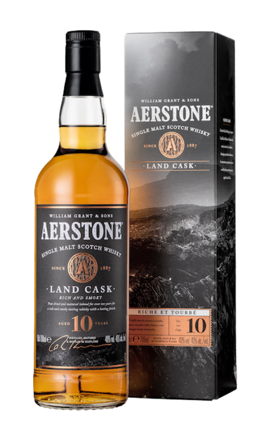 aerstone 10 year land cask scotch 750ml