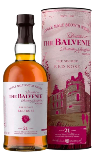 BALVENIE THE SECOND RED ROSE SCOTCH SINGLE MALT 21YR 750ML - Remedy Liquor