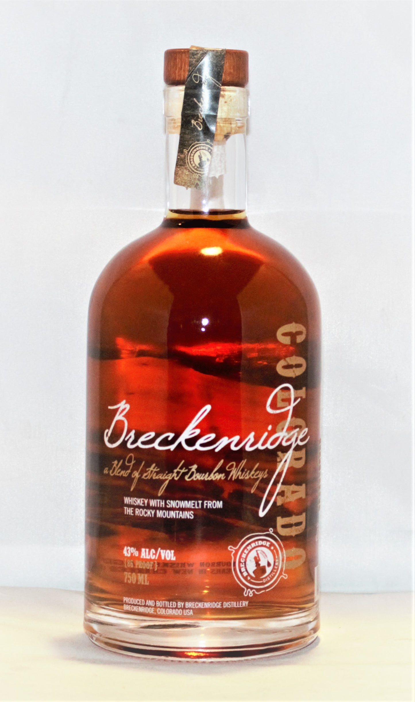 BRECKENRIDGE WHISKEY MALT MESH DISTILLED DARK ARTS COLORADO 92PF 750ML