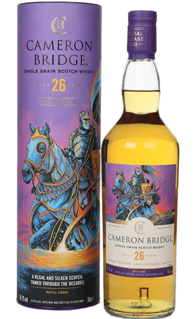 CAMERON BRIDGE SCOTCH SINGLE GRAIN 26YR 2022 RELEASE 750ML