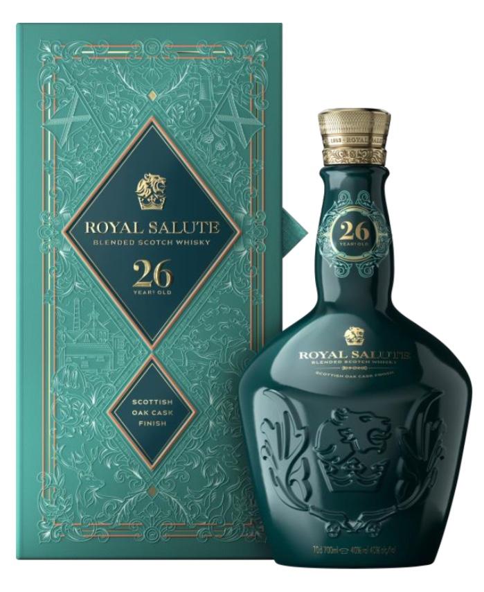 CHIVAS ROYAL SALUTE SCOTCH BLENDED OAK CASK FINISH 26YR 750ML – Remedy ...