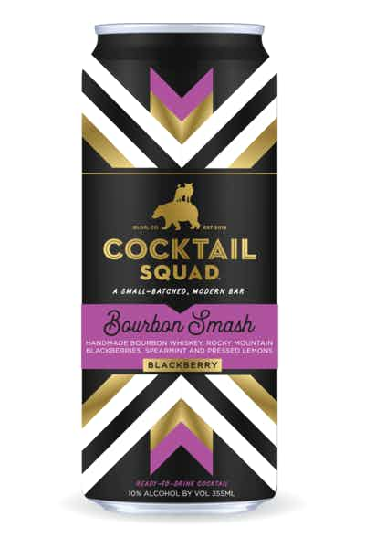 COCKTAIL SQUAD BOURBON SMASH RTD COCKTAIL 4X355ML CAN - Remedy Liquor