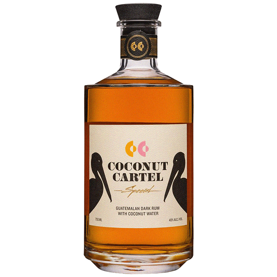 COCONUT CARTEL RUM DARK WITH COCONUT WATER GUATEMALA 750ML - Remedy Liquor