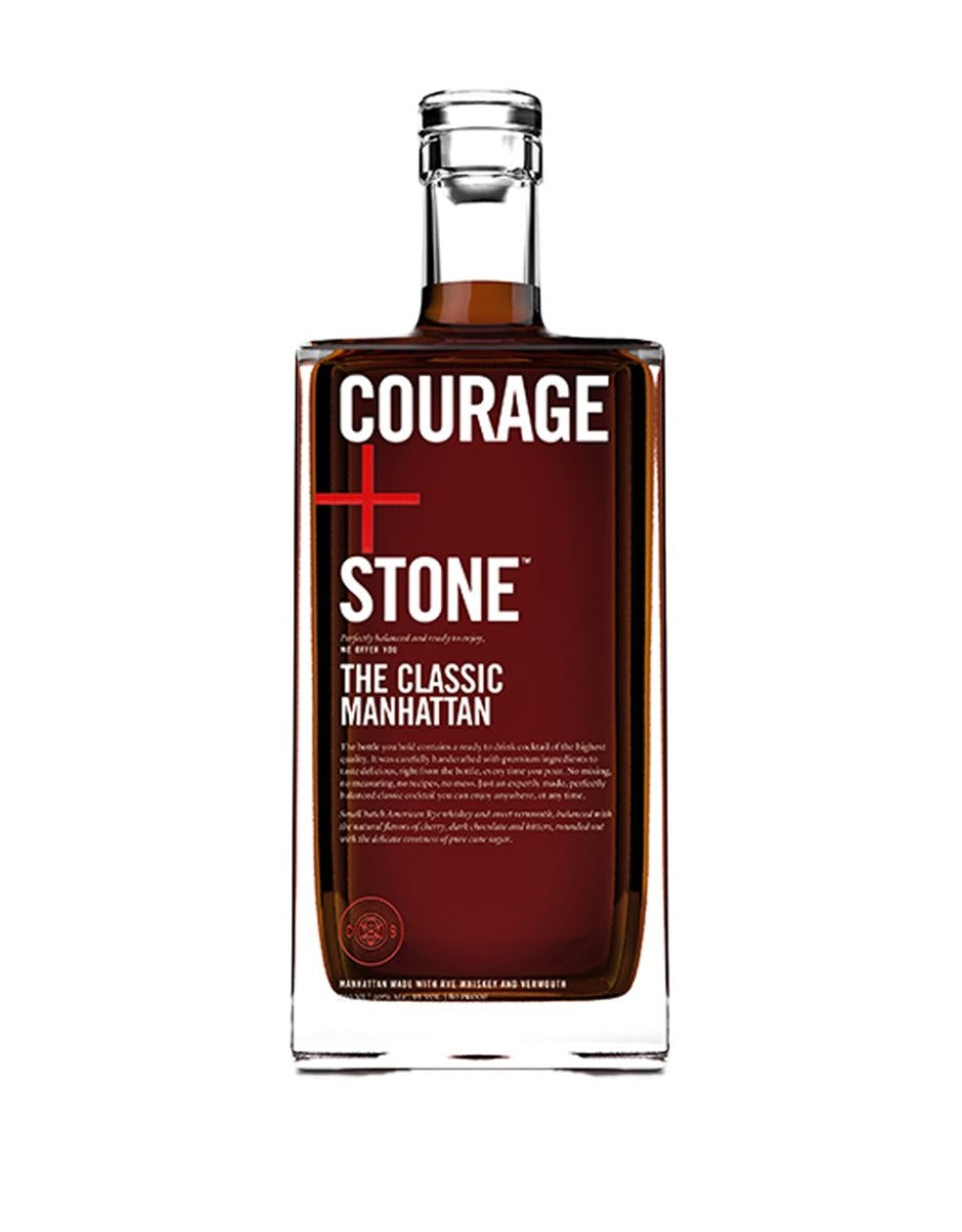 COURAGE AND STONE THE CLASSIC MANHATTAN RTD VERMONT 750ML - Remedy Liquor