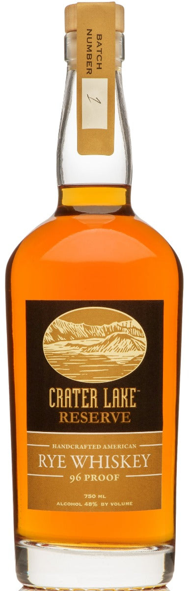 CRATER LAKE WHISKEY RYE OREGON 750ML