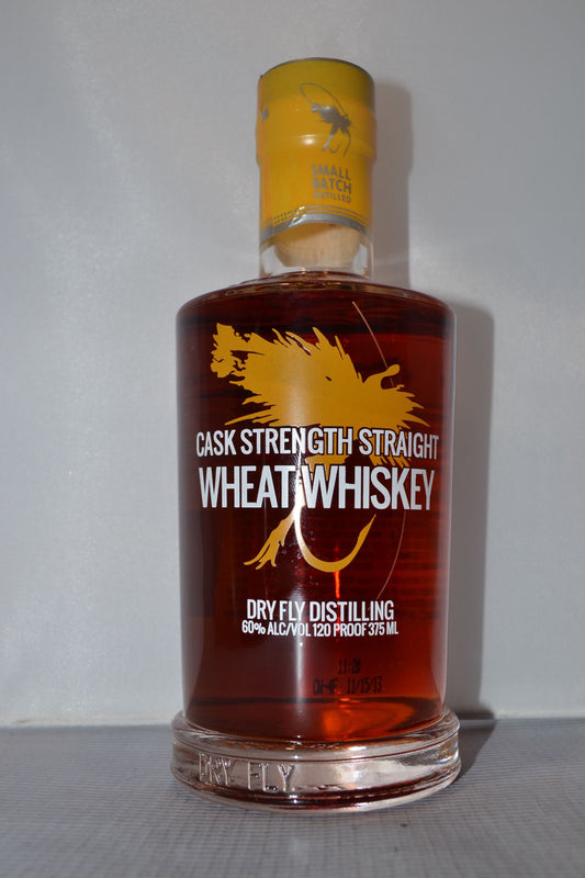 DRY FLY WHISKEY WHEAT CASK STRENGTH WASHINGTON 120PF 375ML - Remedy Liquor