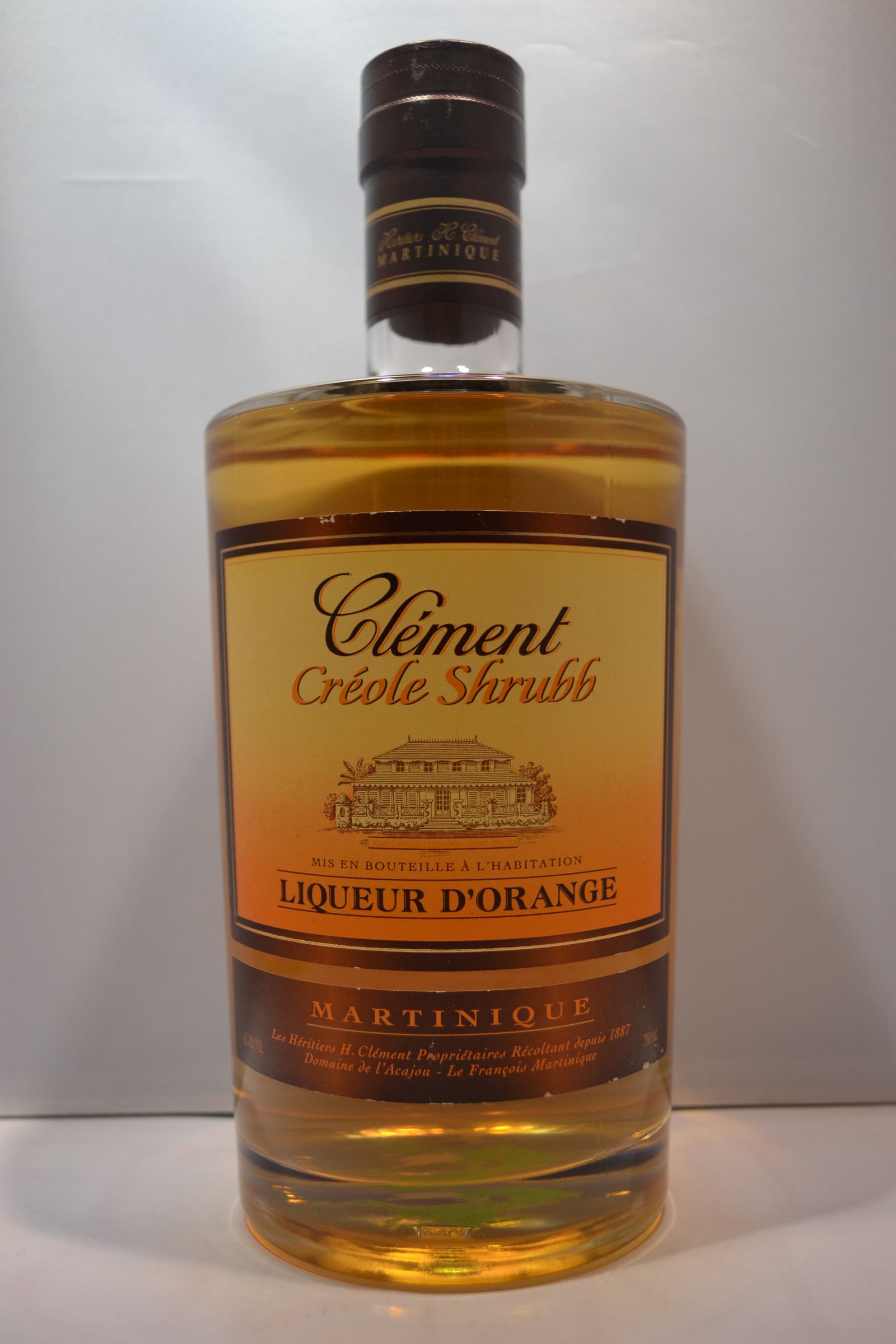 CLEMENT CREOLE SHRUBB ORANGE LIQUEUR 750ML - Remedy Liquor